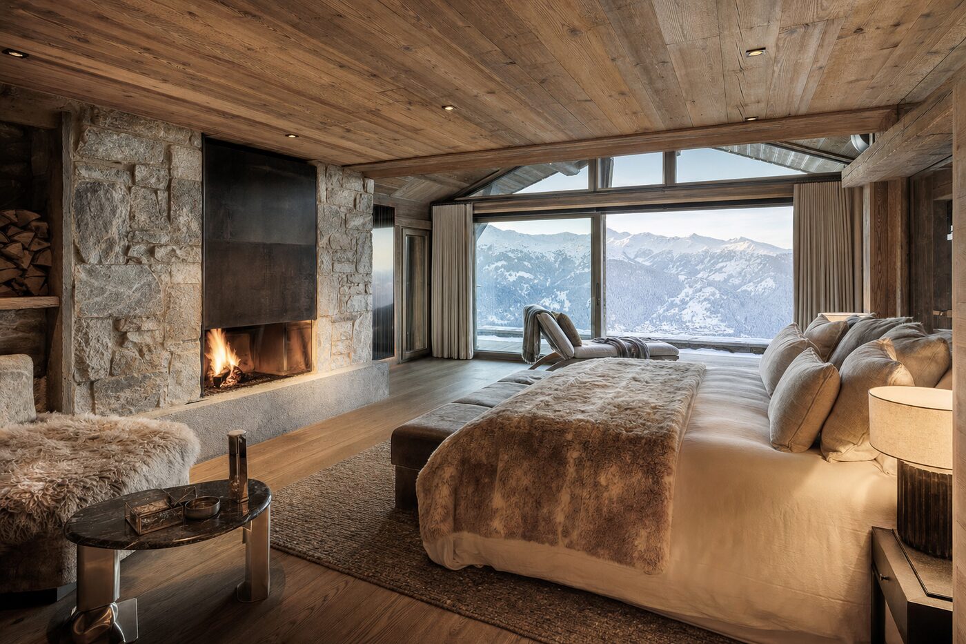 Panoramic Suite with fireplace